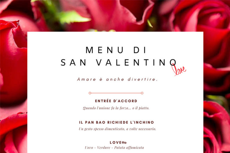 14 FEB Menu di San Valentino - La Paterna - ristorante sul Montello